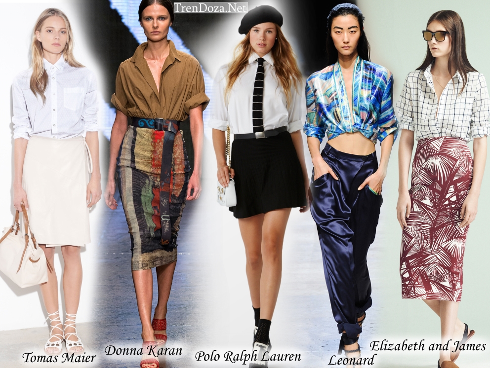 Модные блузки 2015 весна лето с закатанными рукавами