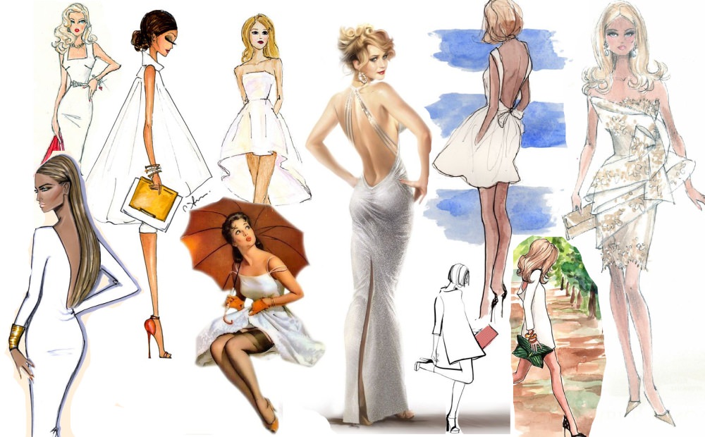 С чем носить белое платье — фото и примеры