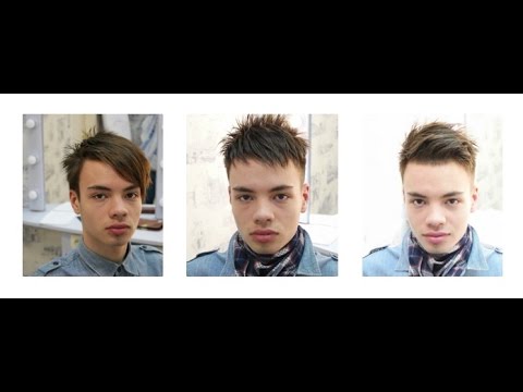 Креативная мужская стрижка 2017 #5/ Men’s Hair Tutorial scissors #5