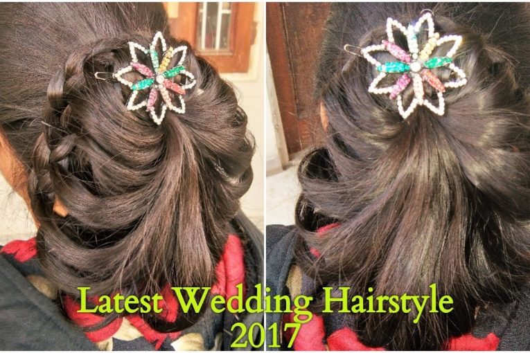 Simple Hairstyle for Wedding | Medium & Long Hair Bridal Hairstyle ( 2017 )