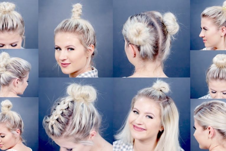 10 EASY Different Bun Hairstyles For Short Hair | Milabu