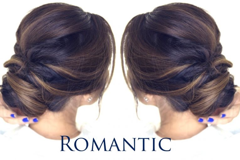 5-MINUTE Romantic Bun Hairstyle | EASY Updo Hairstyles