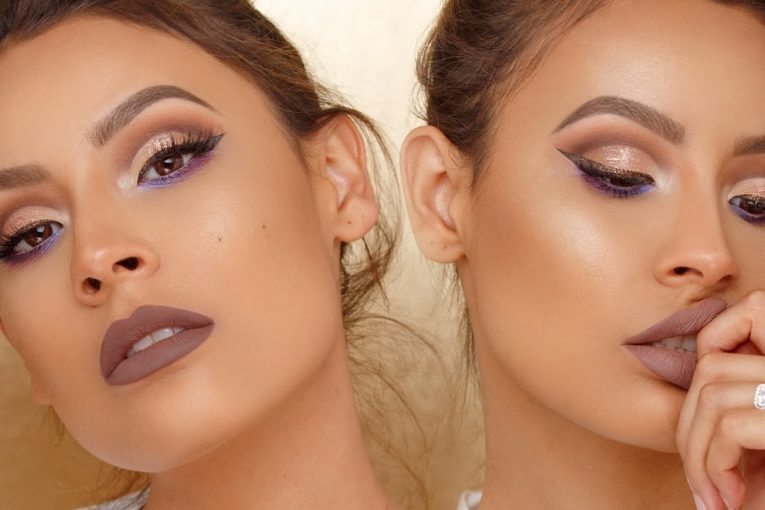 LILAC CUT CREASE WITH A POP OF COLOR | DESI PERKINS