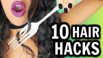 10 Hair HACKS You’ve NEVER Seen Before!!