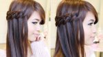 Knotted Loop Waterfall Braid Hairstyle | Hair Tutorial