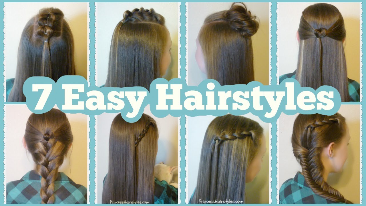7 Quick And Easy Hairstyles For School