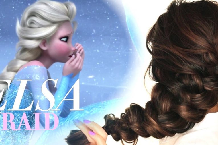 ★FROZEN ELSA’S messy BRAID HAIR TUTORIAL | CUTE HAIRSTYLES