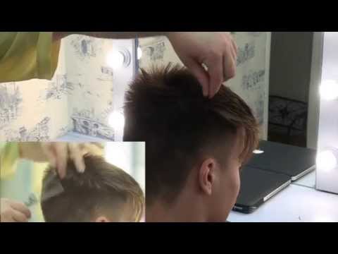 Модная мужская стрижка 2015 новинка/ Men’s Haircut Tutorial