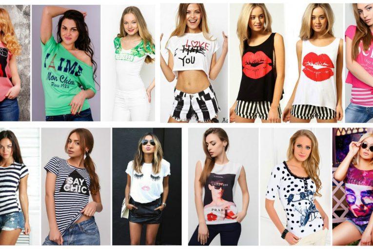 Модные женские футболки 2016 года / Women’s fashion t-shirt 2016