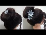 Easy DIY Bun Hairstyles for Wedding or Function прически