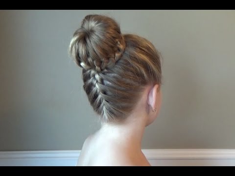 Причёска Корзинка с Французской Косой.Hairstyles.Tutorial.