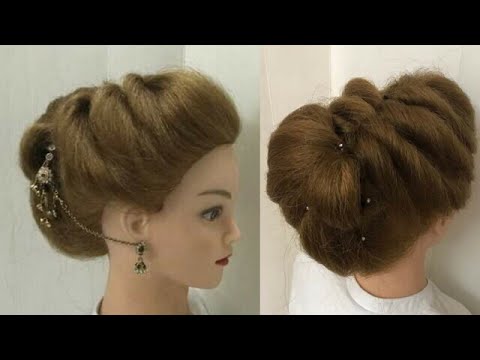 2 Easy & Beautiful Hairstyles for Wedding or Function Прически