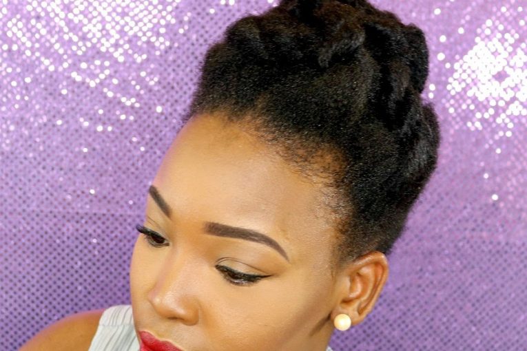 Fancy Natural Hair Updo For 4c Hair | Tha Emprezz