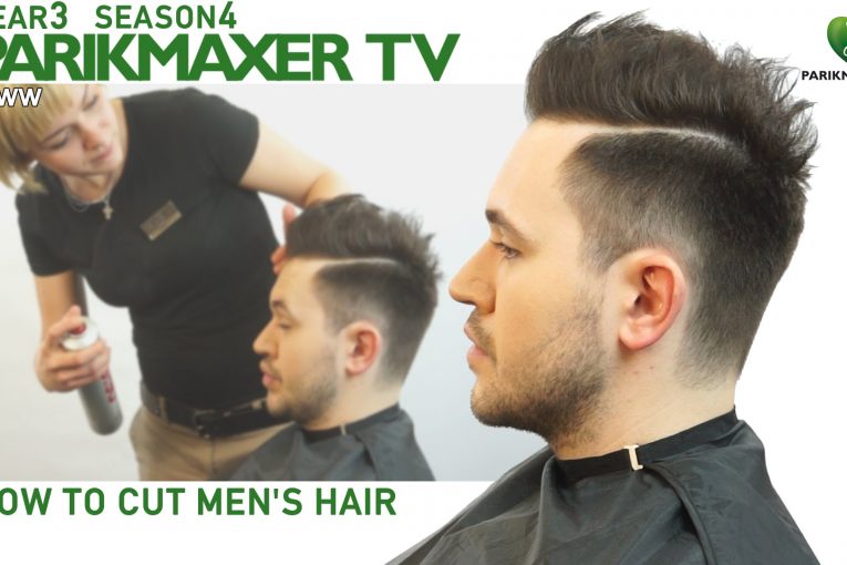 Мужская стрижка в стиле сайкобилли Men’s Hair Styles With Side Parting.  парикмахер тв parikmaxer.tv