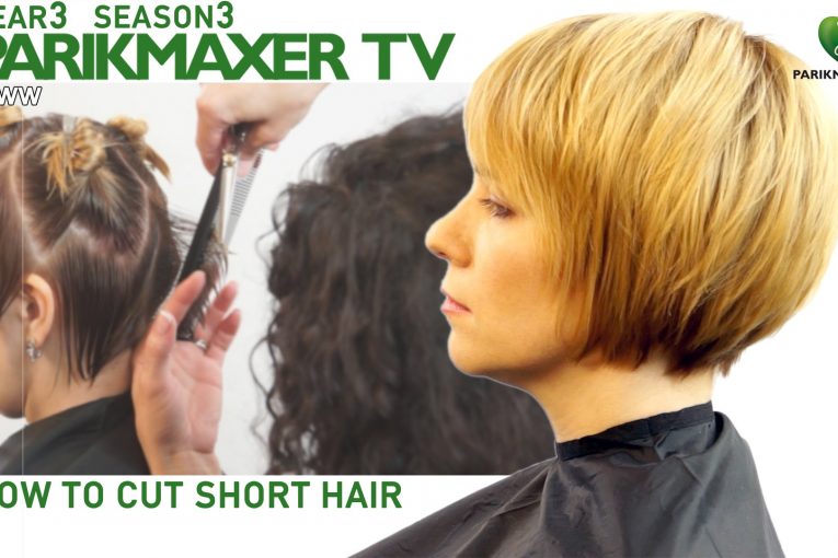 Стрижка коротких волос с челкой How to cut short hair парикмахер тв parikmaxer.tv