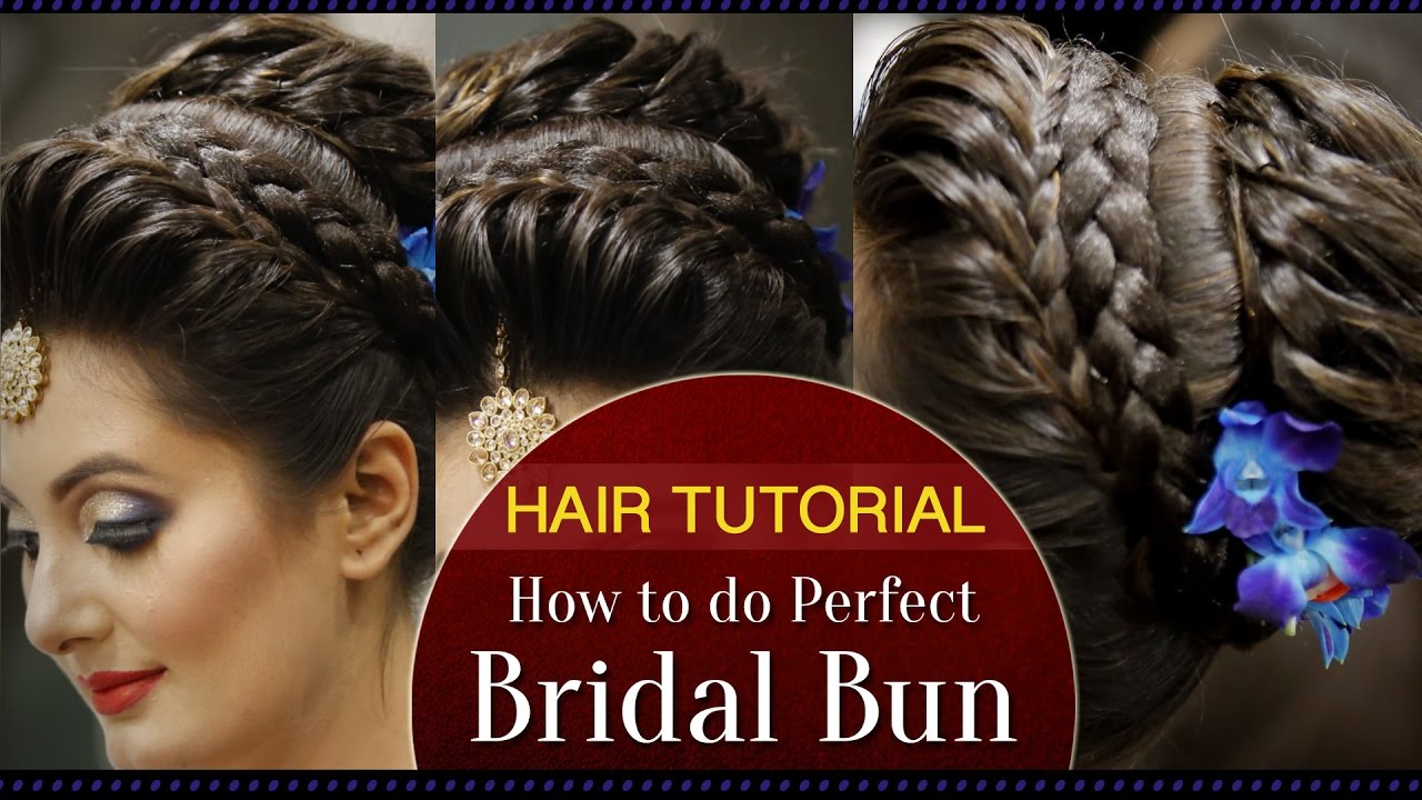 How to Do a Perfect Bridal Bun Hair Tutorial Video | Fast and Easy Bridal Bun Tutorial for Wedding