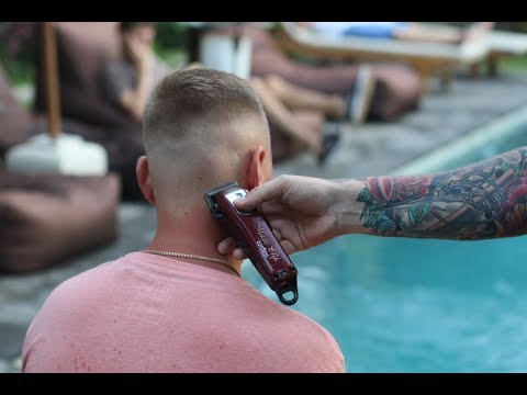 Мужская стрижка на Бали/Урок для парикмахеров/Мастер класс по мужским стрижкам
