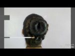 Simple Fancy Beautiful homemade hairbun|| college girls hairstyle