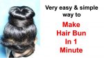 Best and Easy Juda Hairstyle | Bridal Bun hair style | Juda Hairstyle | short hairstyles