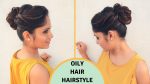 Quick & Easy Hairstyle For Oily Hair | Oily Hair  Hairstyle for Holi | komal’s hair
