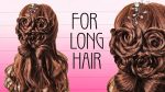 ПРИЧЕСКИ на ДЛИННЫЕ волосы. Прическа в садик | Hairstyle for Long Hair |  LOZNITSA