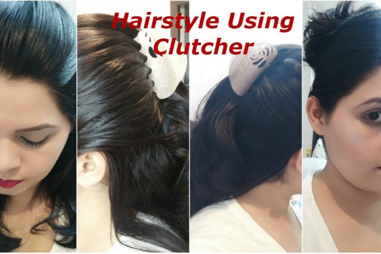 Easy ,quick hairstyle using clutcher..|hair style for short hair..