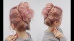 SUPER EASY HAIRSTYLE EASY FRENCH TWIST BUN WITH A BRAID | Awesome Hairstyles ✔
