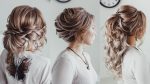 3 Wedding hairstyle ideas with extensions | Loose bun French twist | Curled Ponytale