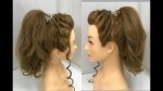 Beautiful Ponytail Hairstyle for Summers : Easy Hairstyles