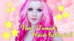 Two-toned hair tutorial