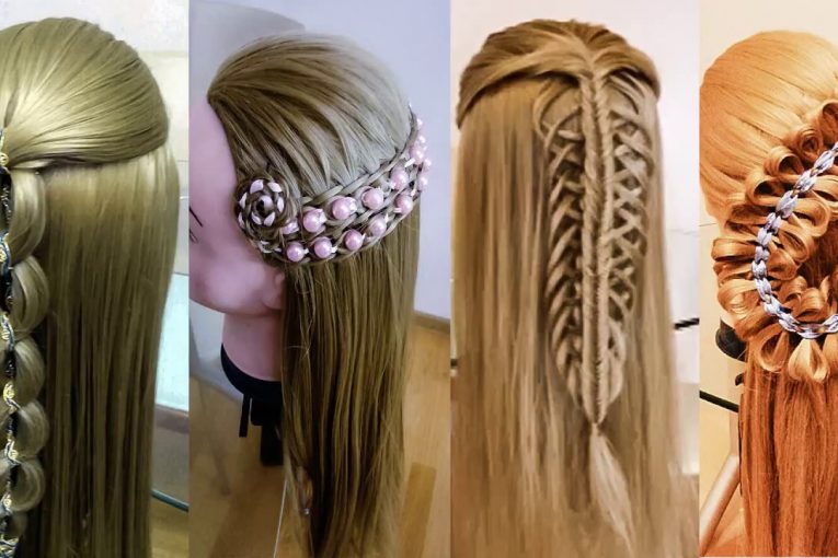 Причёски для длинных волос  Летние косы  Красивые плетения  Hair tutorial