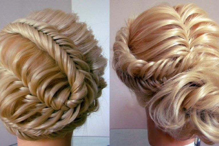 Две причёски из косы Рыбий хвост  Летние плетения  Peinado de trenzas Hair tutorial