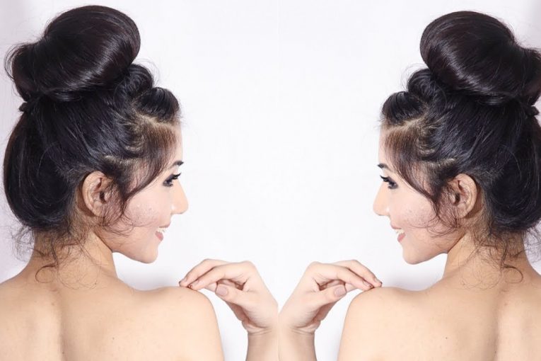 Prom Puffy Bun Hairstyle | Prom Puffy Updo | Amazing MESSY Updo