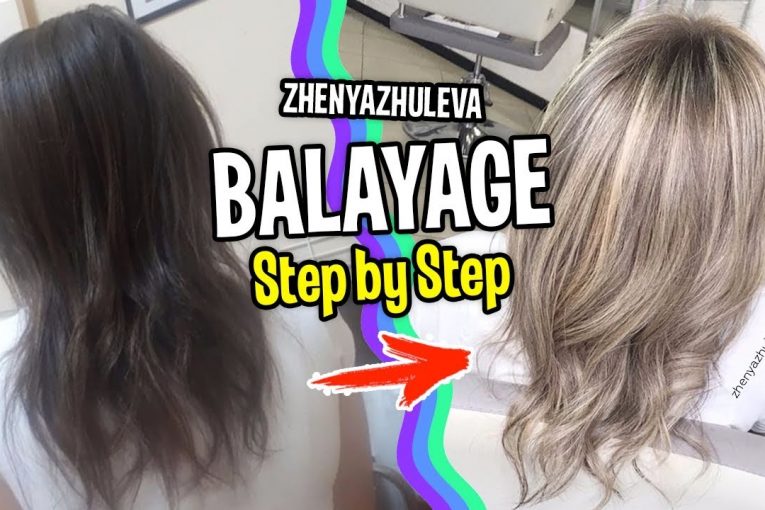 Балаяж из темного в блонд. Тест при осветлении волос. | How to Balayage Step by Step