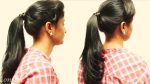 Ponytail Hairstyle for Long Hair Girls || Ladies Hairstyle Tutorials 2017