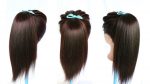 new amazing volumized high ponytail hairstyle || ponytail || cute hairstyles || hairstylehairsties