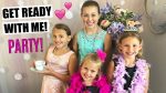 GRWM FOR A FANCY PARTY! FAMILY VLOG