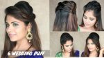 6  Puff Hairstyle For Wedding / Easy Puff Hairstyle For Medium Hair