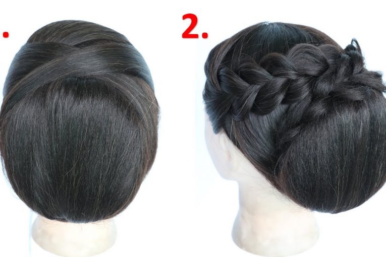 2 elegant gorgeous bun || chignon bun || cute hairstyles || elegant updos || juda hairstyle