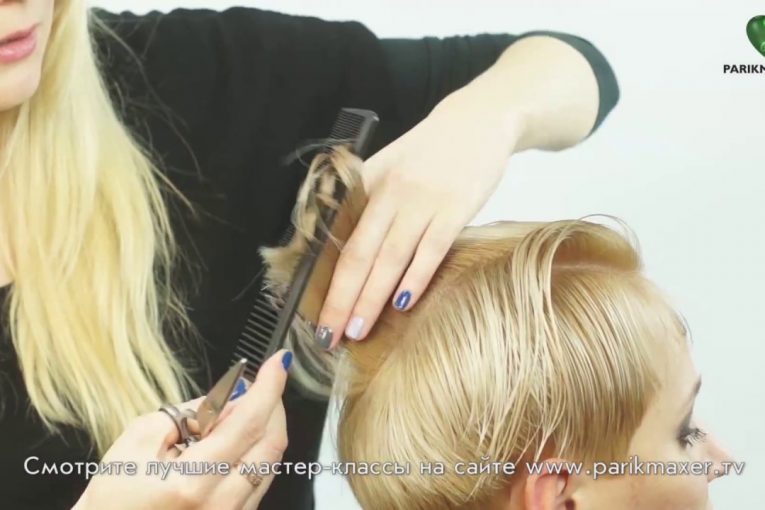 Как сделать стрижку коротких волос How to cut women’s short hair. parikmaxer tv парикмахер тв