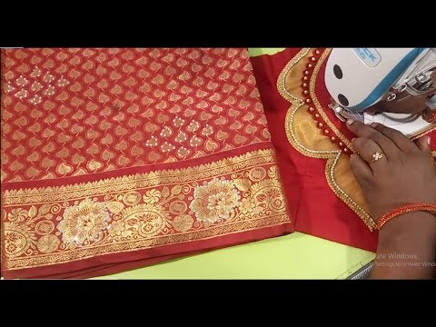 Wedding blouse for silk saree