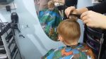 VLOG парикмахерская ВЛОГ✂️Детская  Стрижка для мальчика под машинку. ✂️ VLOG beauty salon kid’s