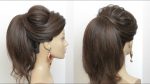 New High Ponytail Hairstyle With Puff For Long Hair