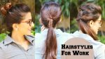 3 QUICK Everyday Hairstyles For Work, Office, College / No Teasing, No Hairspray / Indian Hairstyles
