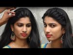 Cute& Easy fancy  Headband  Half Up — Down hairstyles  for girls new  hairstyle-2018.