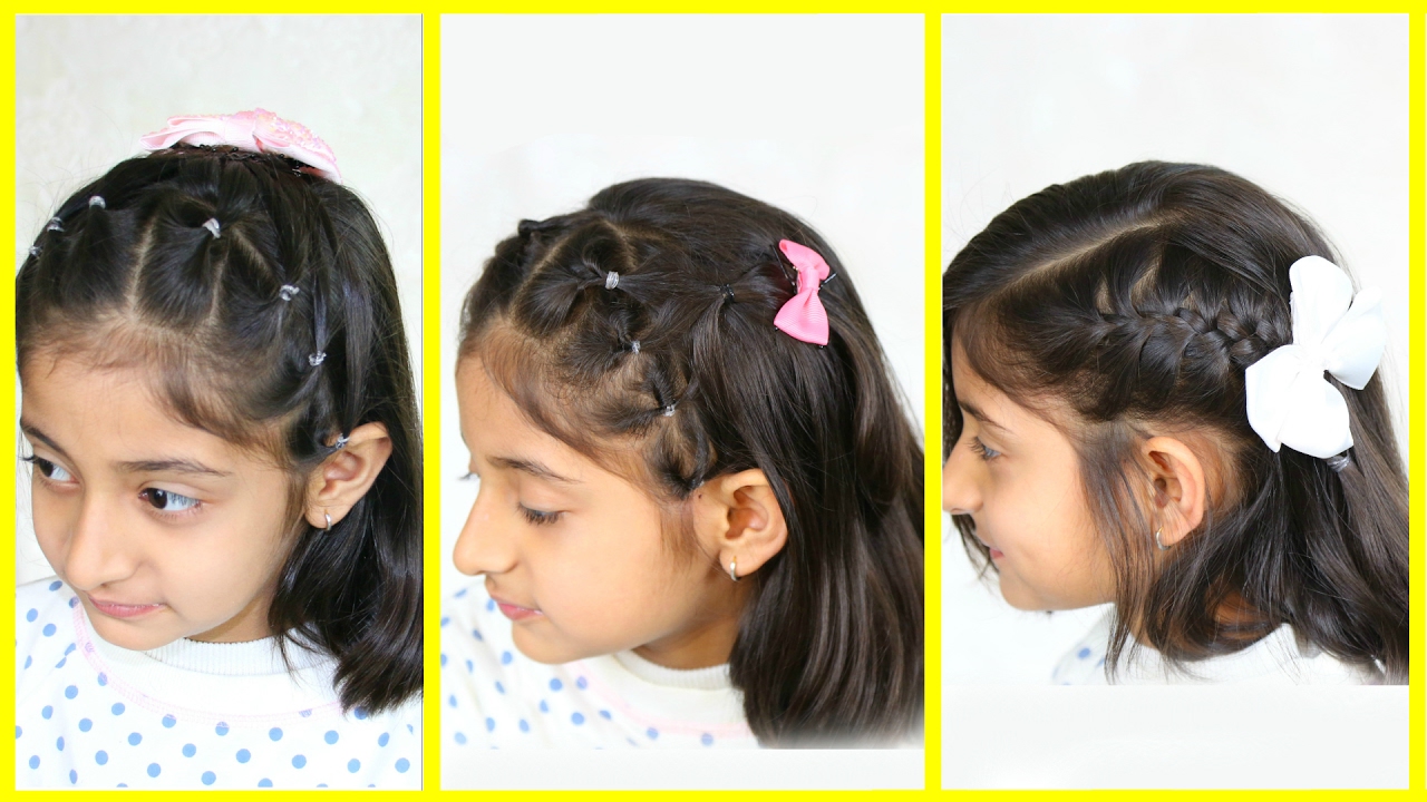 3 Simple & Cute Hairstyles for Medium Hair | MyMissAnand