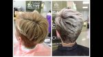 Осветление коротких волос: окрашивание блонд // Bleaching short hair