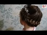Прическа для девочки! DIY!  Hairstyle for girl!  女孩的发型!