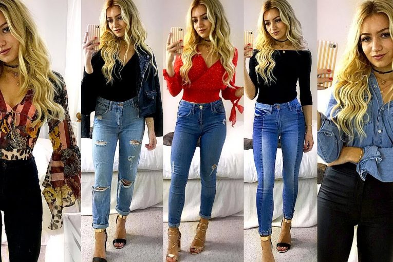 JEANS & A ‘NICE’ TOP OUTFIT IDEAS / SMART CASUAL LOOKBOOK