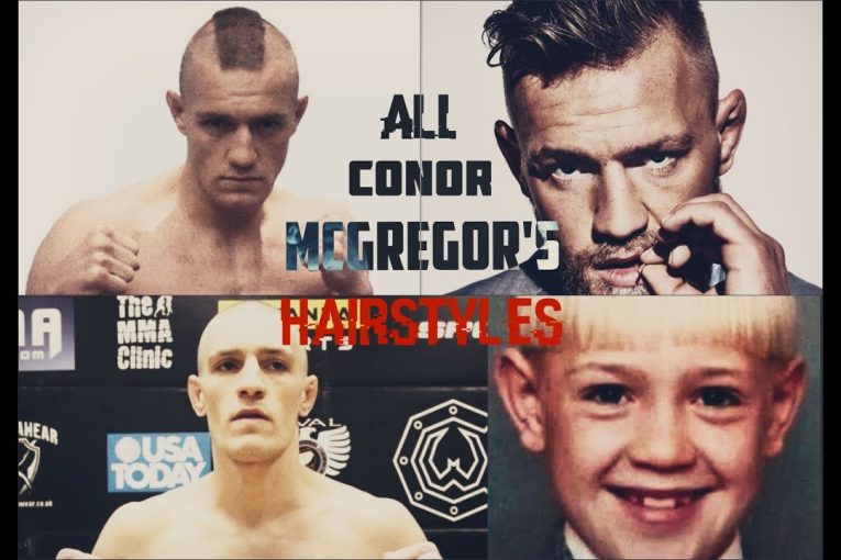 Conor McGregor’s hairstyle changing 2011-2019